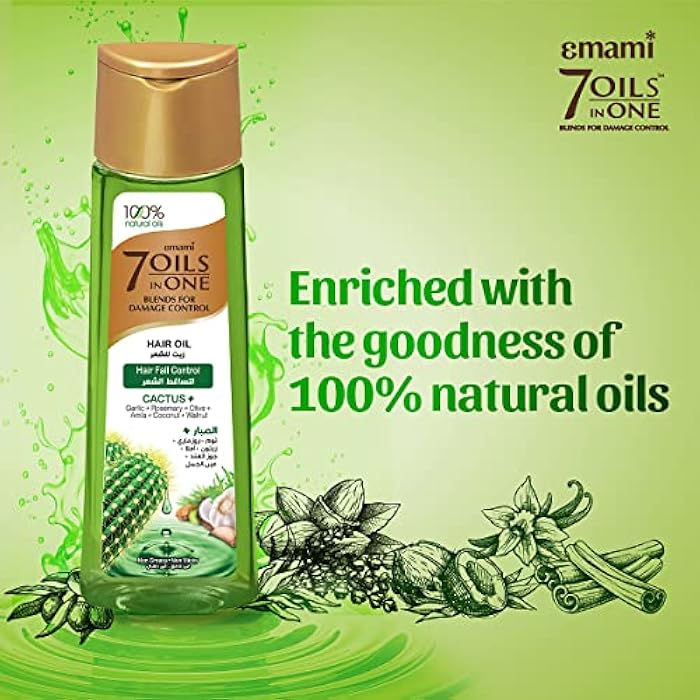 Emami 7 in 1 Cactus oil 200ml - Image 2